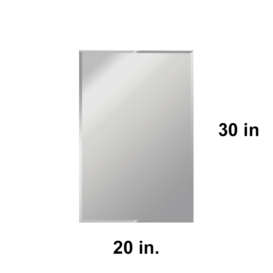 Mirror size 20 by 30